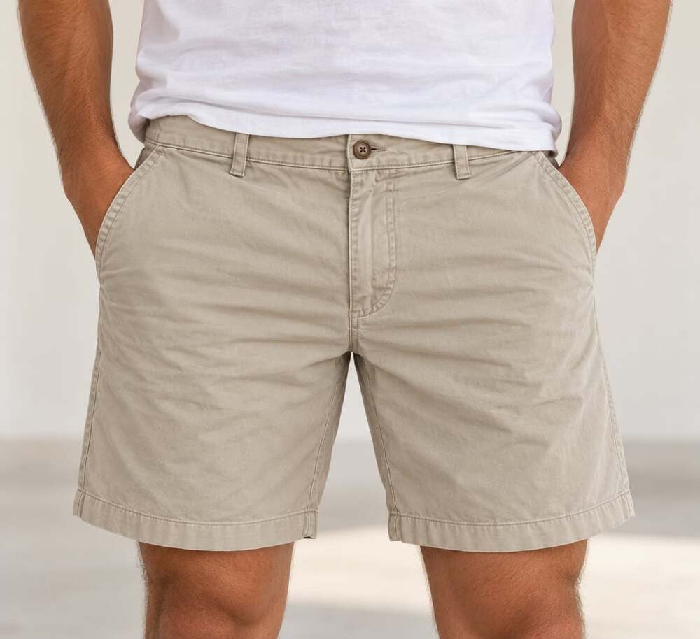 Chubbies Chino Shorts Size 32 Beige Flat Front